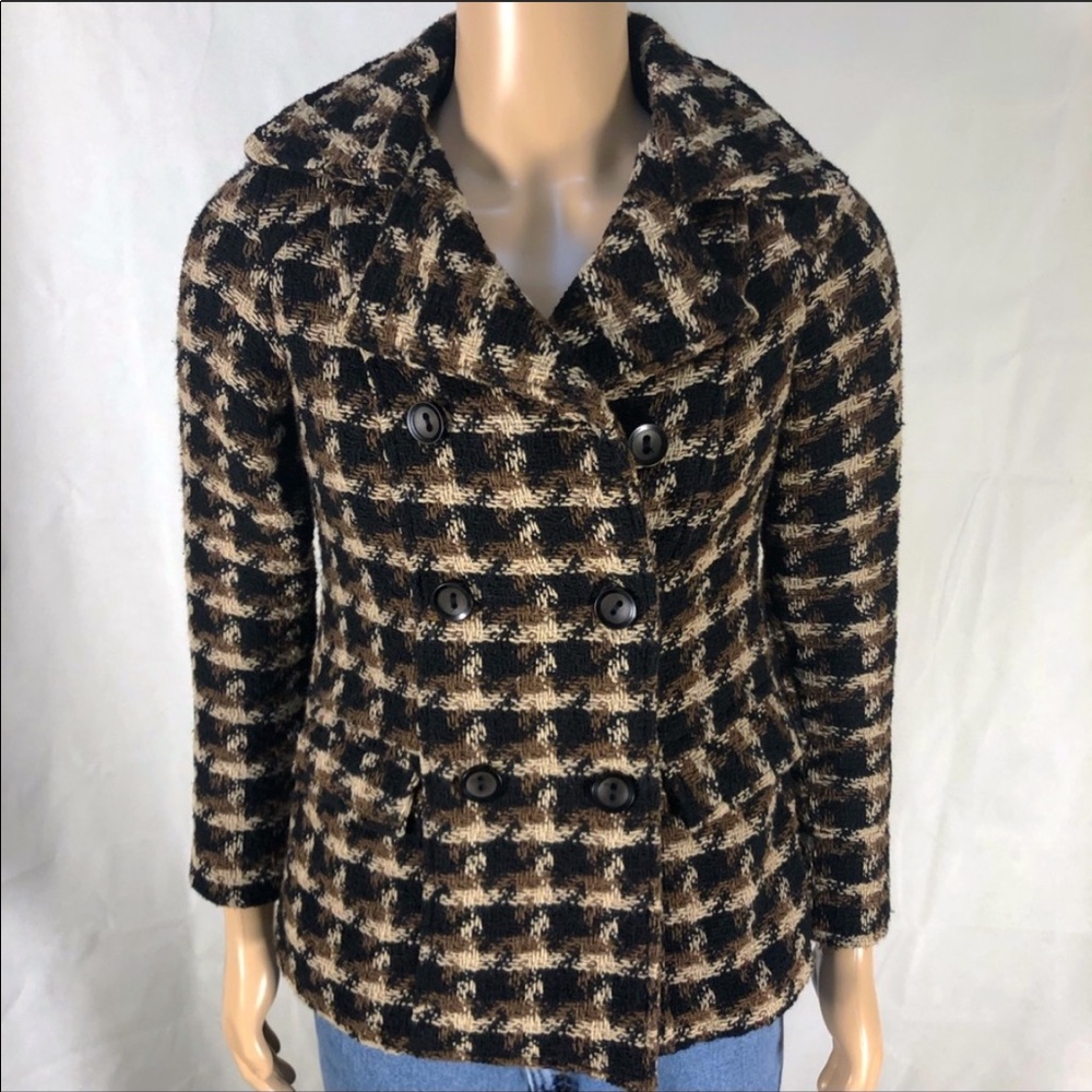 Old Navy Womenโs Peacoat Tweed Italian Wool Blend